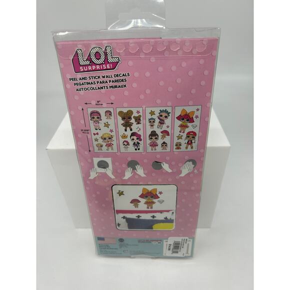 Lol Surprise! RMK3888SCS Peel And Stick Wall Decals New Girl's Decor - Picture 4 of 4